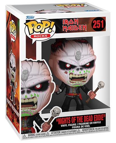 Funko POP Iron Maiden Nights of the Dead Eddie 251 DS Modellismo Funko POP Iron Maiden Nights Dead Eddie