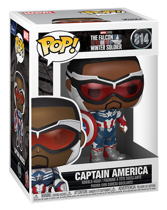 Funko POP The Falcon & WS Captain America Bobble 814 DS Modellismo Funko POP Falcon & Ws Captain America Bobble