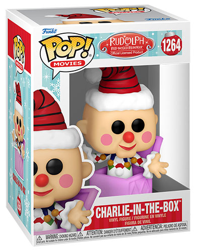 Funko POP Rudolph Charlie-In-The-Box 1264 DS Modellismo Funko POP Rudolph Charlie-In-The-Box