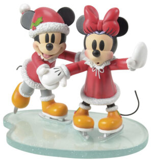 Mickey Mouse e Minnie Natale Pattinaggio