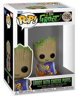 Funko POP I Am Groot Groot w/Cheese Puffs