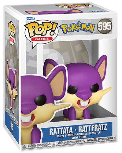 Funko POP Pokemon Rattata 595 DS Modellismo Funko POP Pokemon Rattata