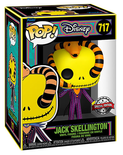 Funko POP Disney Jack Skellington Blacklight 717 DS Modellismo Funko POP Disney Jack Skellington Blacklight