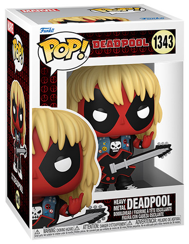 Funko POP Deadpool in metallo Band Deadpool Bobble 1343 DS Modellismo Funko POP Deadpool in metallo Band Deadpool