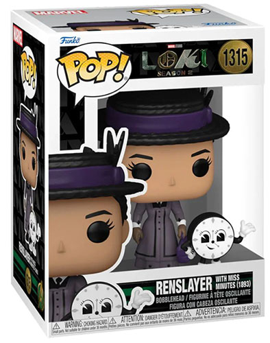 Funko POP Marvel Loki S2 Renslayer w/MissMinutes Bobble 1315 DS Modellismo Funko POP Marvel Loki S2 Renslayer