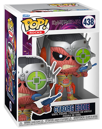 Funko POP Rocks Iron Maiden Cyborg Eddie 438 DS Modellismo Funko POP Rocks Iron Maiden Cyborg Eddie