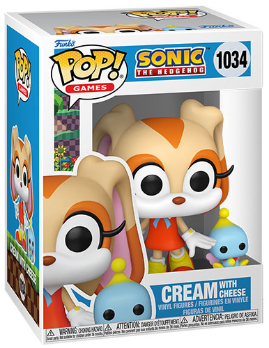 Funko POP Sonic the Hedgehog Cream w/Cheese 1034 DS Modellismo Funko POP Sonic Hedgehog Cream w/Cheese
