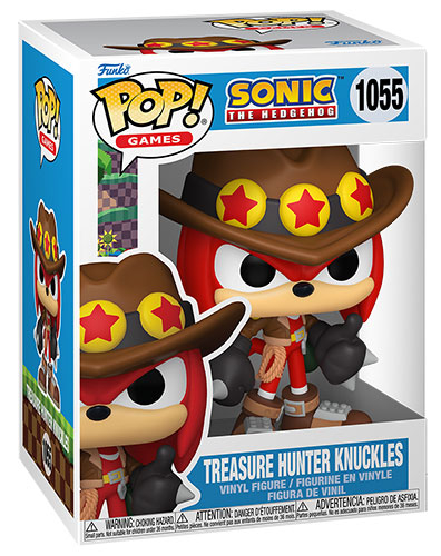 Funko POP Sonic The Hedgehog Treasure Hunter Knuckles 1055 DS Modellismo Funko POP Sonic Hedgehog Treasure Hunter
