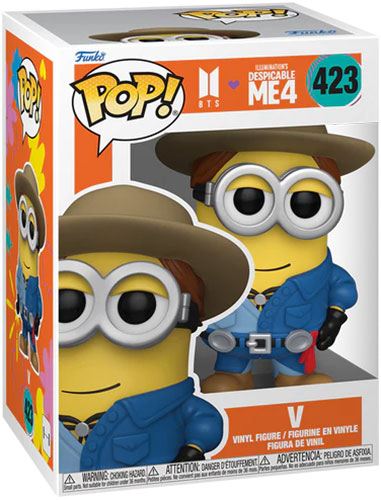 Funko POP Cattivissimo Me 4 x Bts Minion V 423 DS Modellismo Funko POP Cattivissimo Me 4 x Bts Minion V