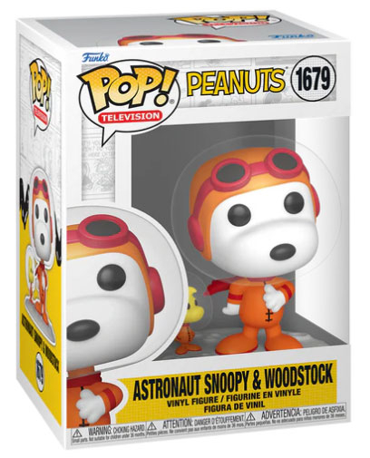 Funko POP Peanuts Astronaut Snoopy & Woodstock 1679 DS Modellismo Funko POP Peanuts Astronaut Snoopy