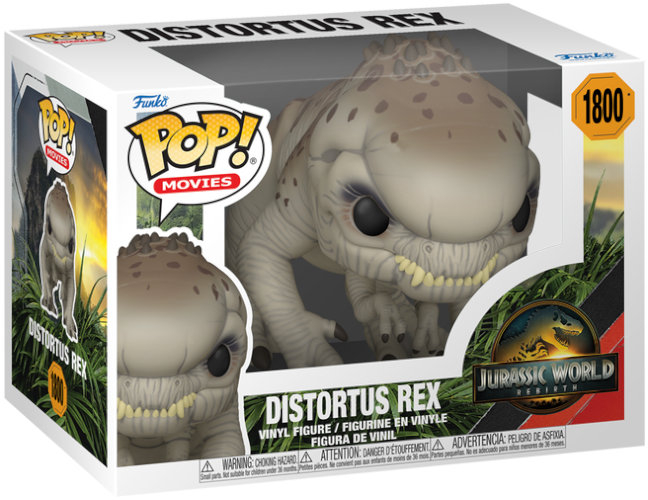 Funko POP Jurassic World Rebirth Distortus Rex 1800 DS Modellismo Funko POP Jurassic World Rebirth Distortus