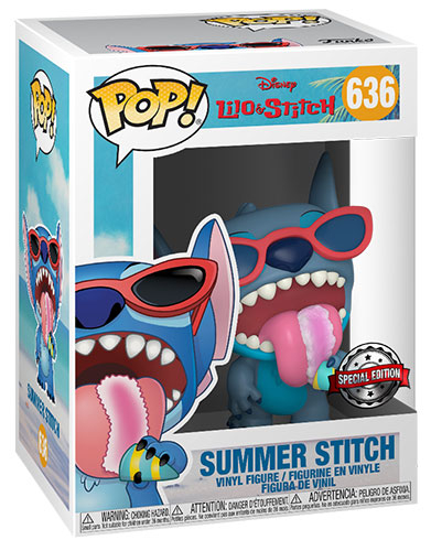 Funko POP Disney Stitch Summer Stitch 636 DS Modellismo Funko POP Disney Stitch Summer Stitch