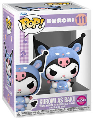 Funko POP Hello Kitty Kuromi as Baku Flocked