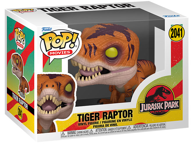 FUNKO POP Jurassic Park Tiger Raptor 2041 DS Modellismo Funko POP Jurassic Park Tiger Raptor