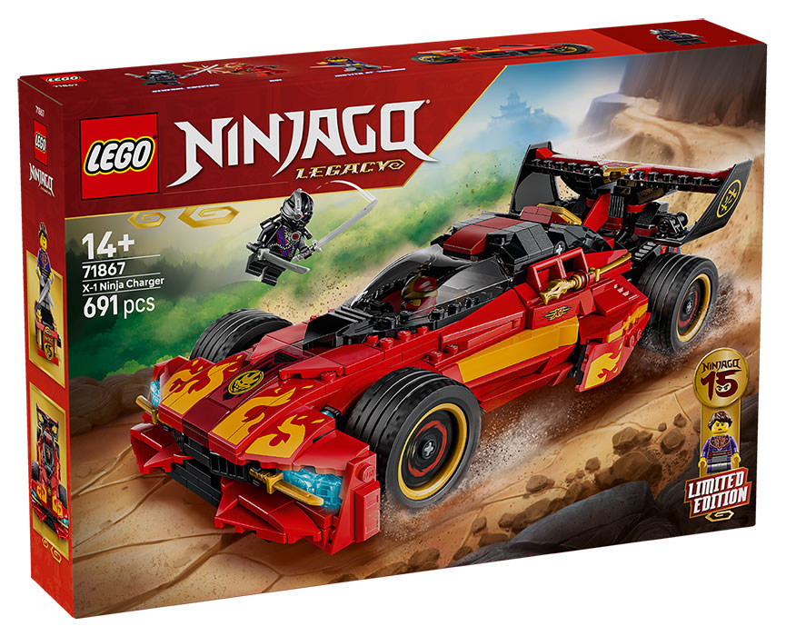 71867 Ninjago Super-Bolide Ninja X-1 15th Anniversario DS Modellismo 71867 Ninjago Super-Bolide Ninja X-1 15th