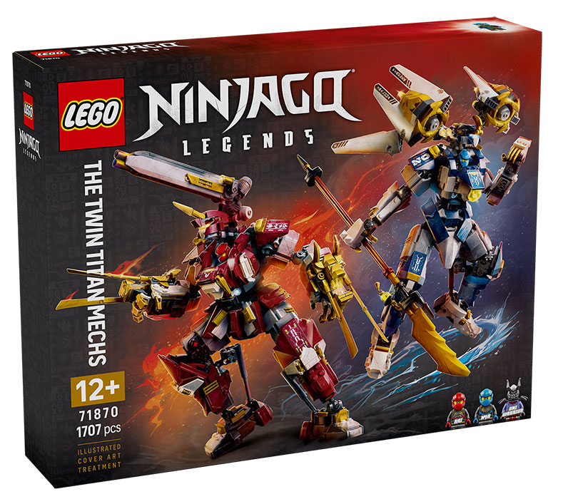 71870 Ninjago Mech Titanici Gemelli DS Modellismo 71870 Ninjago Mech Titanici Gemelli LEGO