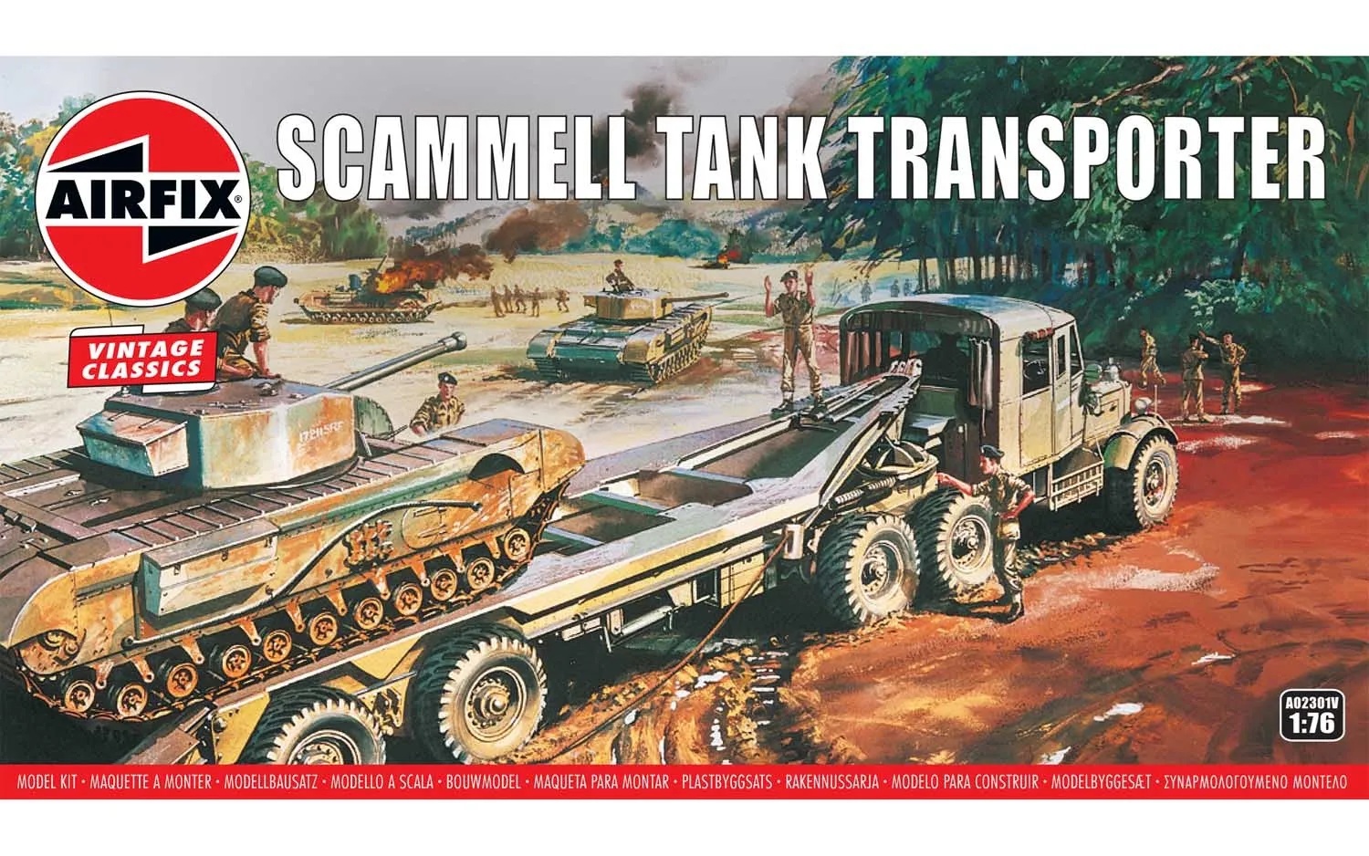1/76 Vintage Classic: Scammell Tank Transporter DS Modellismo Vintage Classic: Scammell Tank scala OO