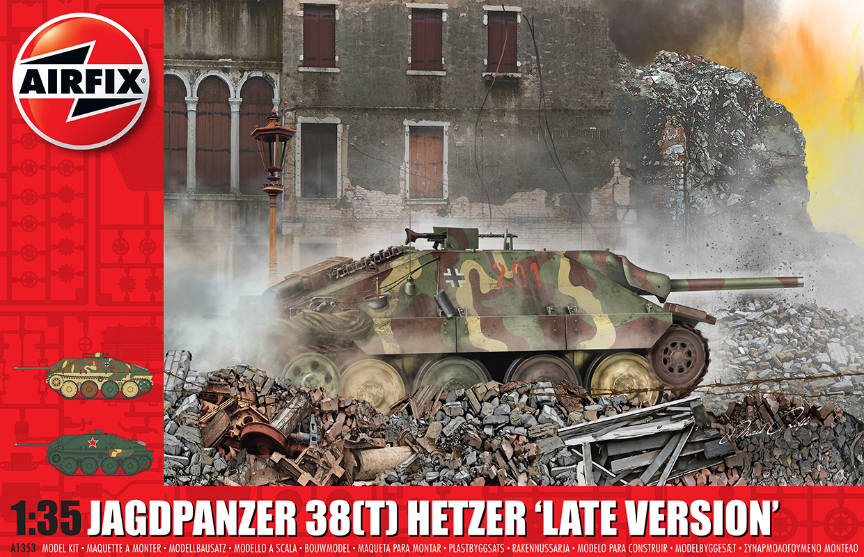 1/35 JagdPanzer 38 tonne Hetzer "Late Version" DS Modellismo JagdPanzer 38 tonne Hetzer "Late scala 1/35