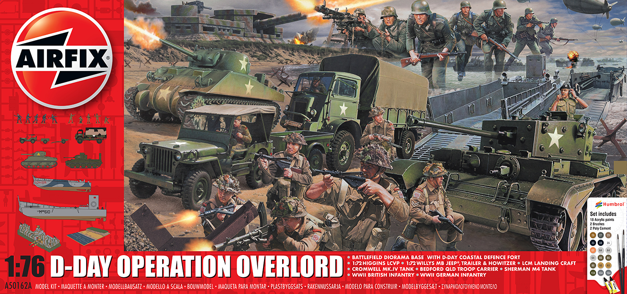Confezione regalo 1/76 D-Day 75th Anniversary Operation Overlord DS Modellismo Confezione regalo D-Day 75th scala OO