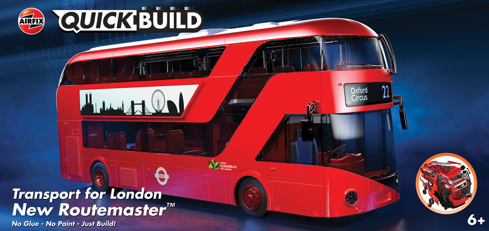 Quickbuild New Routemaster Bus DS Modellismo Quickbuild Routemaster Bus AIRFIX