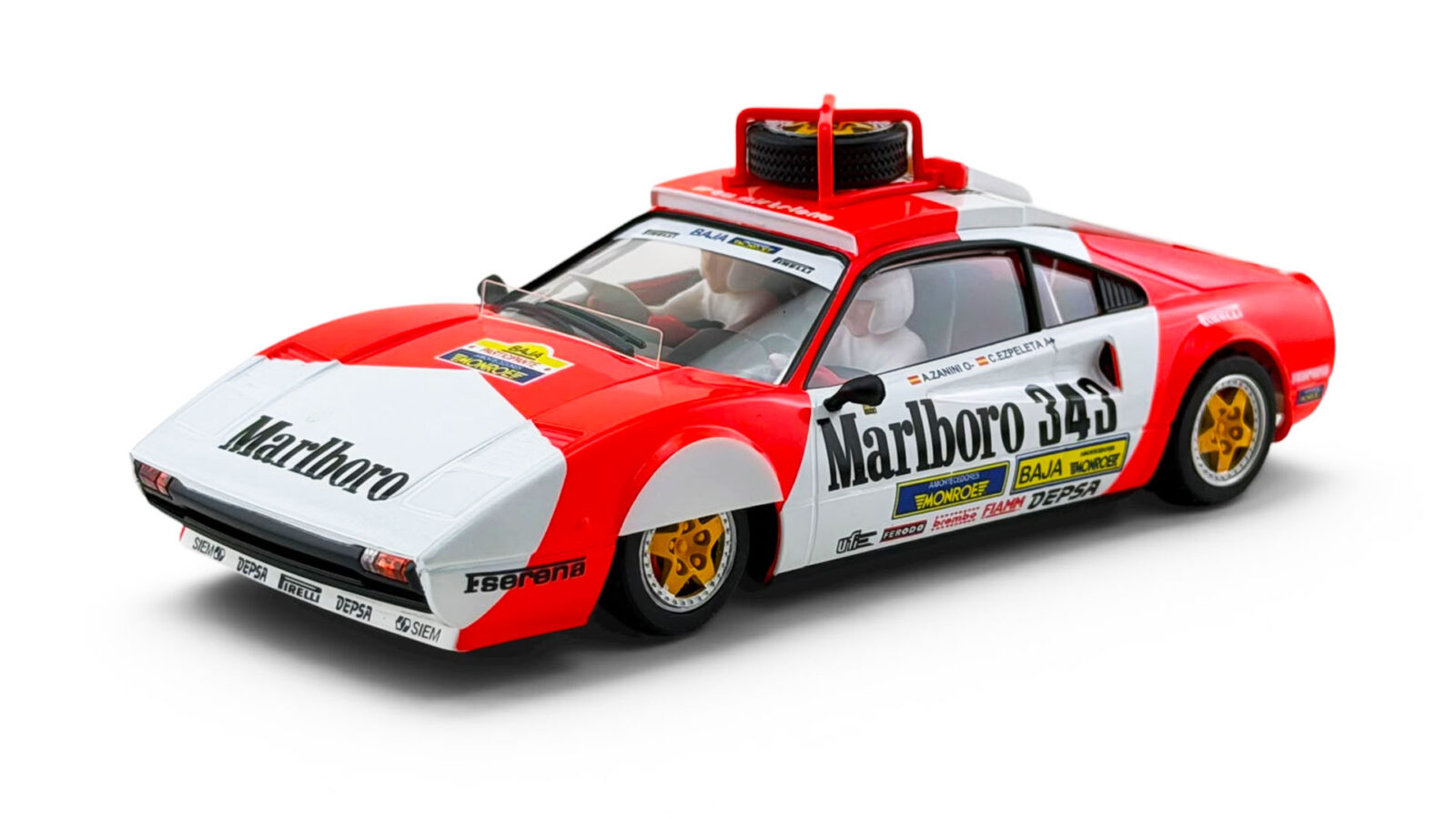 Ferrari 308 Gtb - Marlboro Baja Aragon (with 3D parts) DS Modellismo Ferrari 308 Gtb Marlboro Baja Aragon