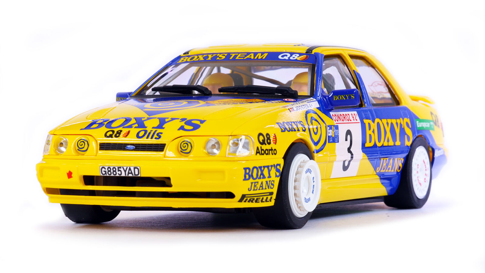 Ford Sierra Gr.A - Rally Condroz '92 - Droogmans n.3 DS Modellismo Ford Sierra Gr.A Rally Condroz '92 Droogmans