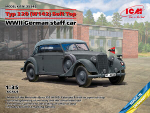 Typ 320 Cabriolet Soft Top, Wwii scala 1/35