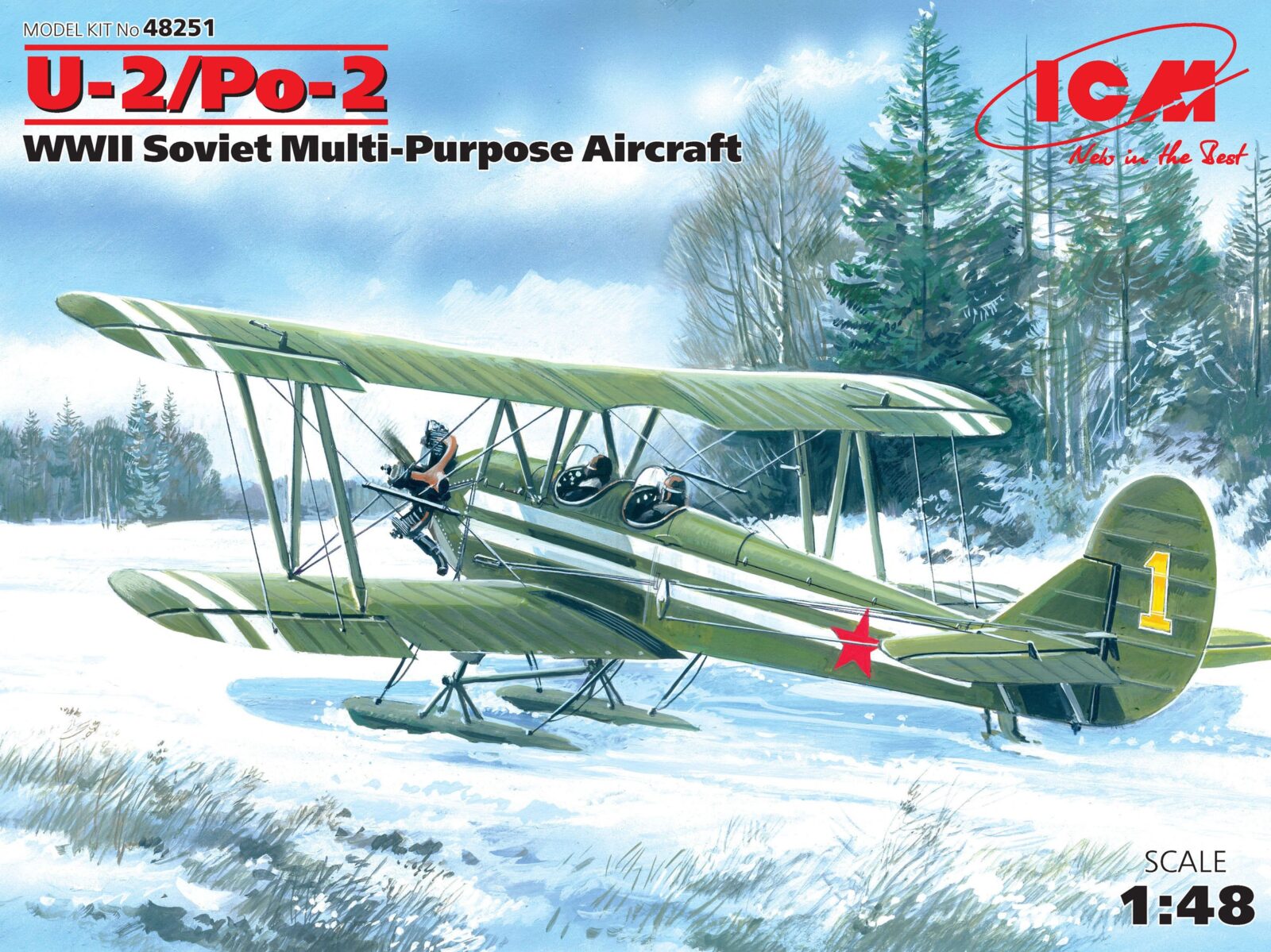 1/48 U-2/Po-2, Wwii Soviet Multi-Purpose Aircraft DS Modellismo U-2/Po-2, Wwii Soviet scala 1/48