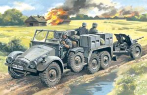 Krupp L2H143 Kfz.69 with Pak 36, scala 1/72