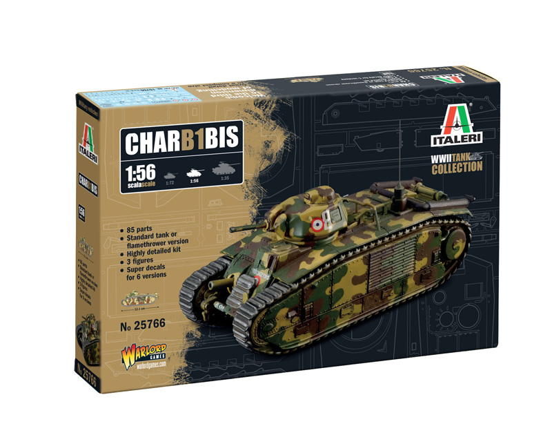 1/56 Char B1 Bis DS Modellismo Char B1 Bis scala 1/56 ITALERI