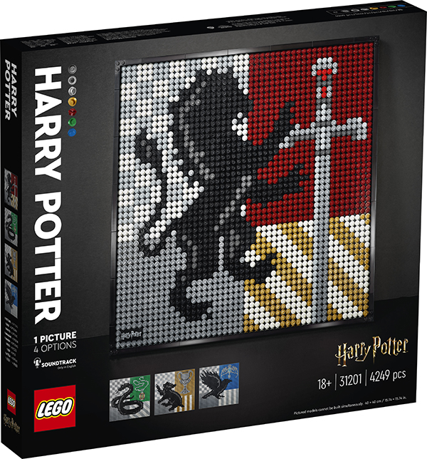 Lego Art - Harry Potter Hogwarts stemma DS Modellismo Lego Art Harry Potter Hogwarts stemma