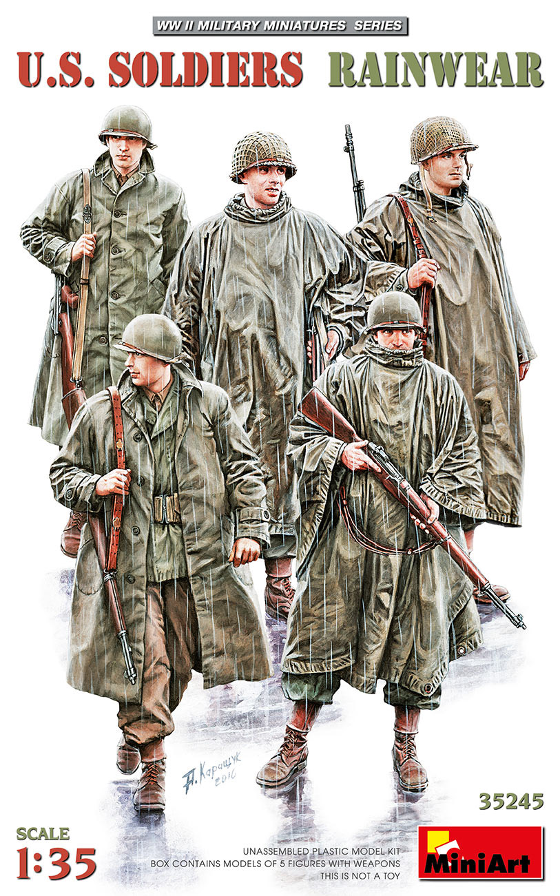 1/35 U.S. Soldiers Rainwear DS Modellismo U.S. Soldiers Rainwear scala 1/35 MINI ART