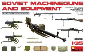 Soviet Machine guns & Equipment scala 1/35