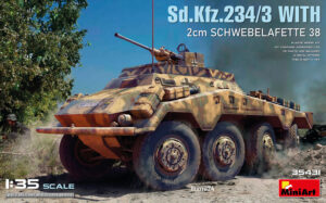 Sd.Kfz.234/3 with 2 cm scala 1/35