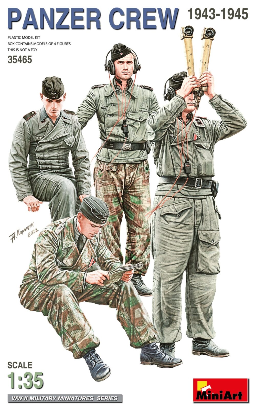 1/35 Panzer Crew (1943-1945) DS Modellismo Panzer Crew (1943-1945) scala 1/35 MINI ART