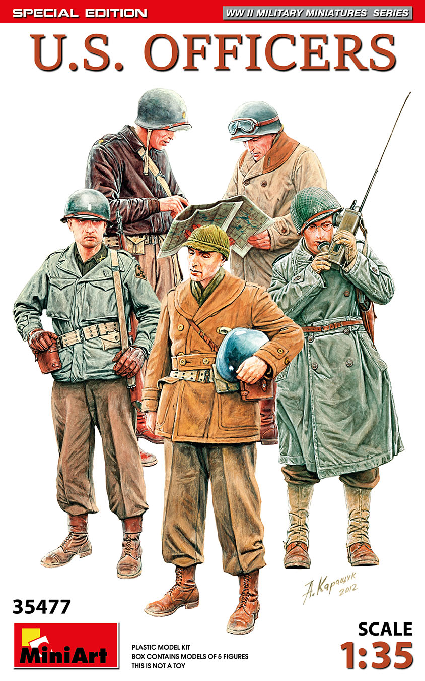 1/35 U.S.Officers. edizione speciale DS Modellismo U.S.Officers. edizione speciale scala 1/35