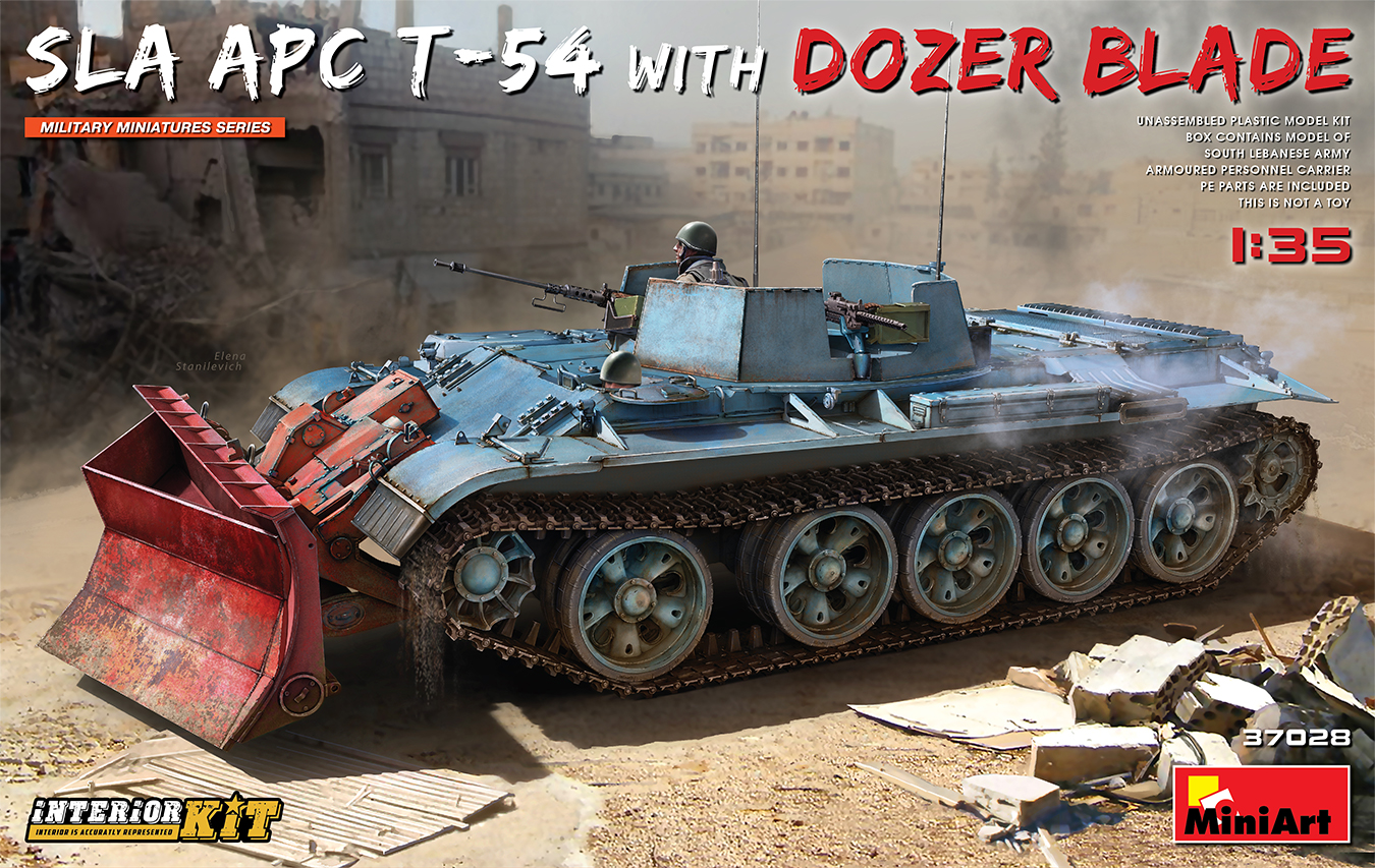 1/35 Sla Apc T-54 w/Dozer Blade. Interior Kit DS Modellismo Sla Apc T-54 w/Dozer Blade. scala 1/35