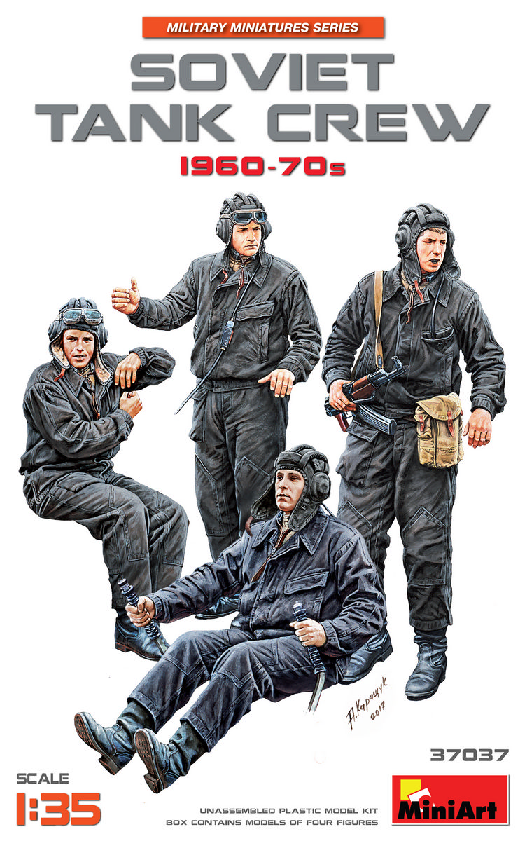 1/35 Soviet Tank Crew 1960-70s DS Modellismo Soviet Tank Crew 1960-70s scala 1/35
