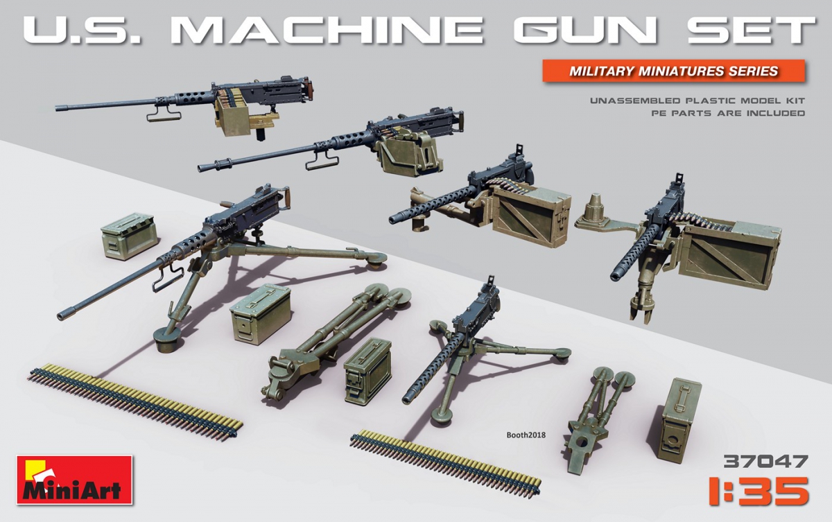 1/35 U.S. Machine Gun Set DS Modellismo U.S. Machine Gun Set scala 1/35 MINI ART