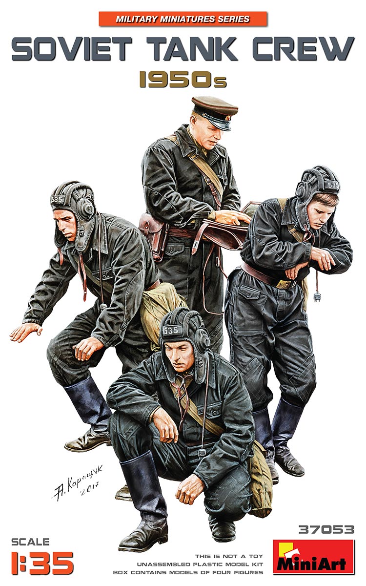 1/35 Soviet Tank Crew 1950s DS Modellismo Soviet Tank Crew 1950s scala 1/35 MINI ART