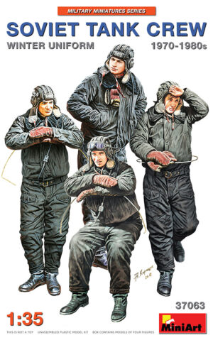 Soviet Tank Crew 1970-1980s scala 1/35