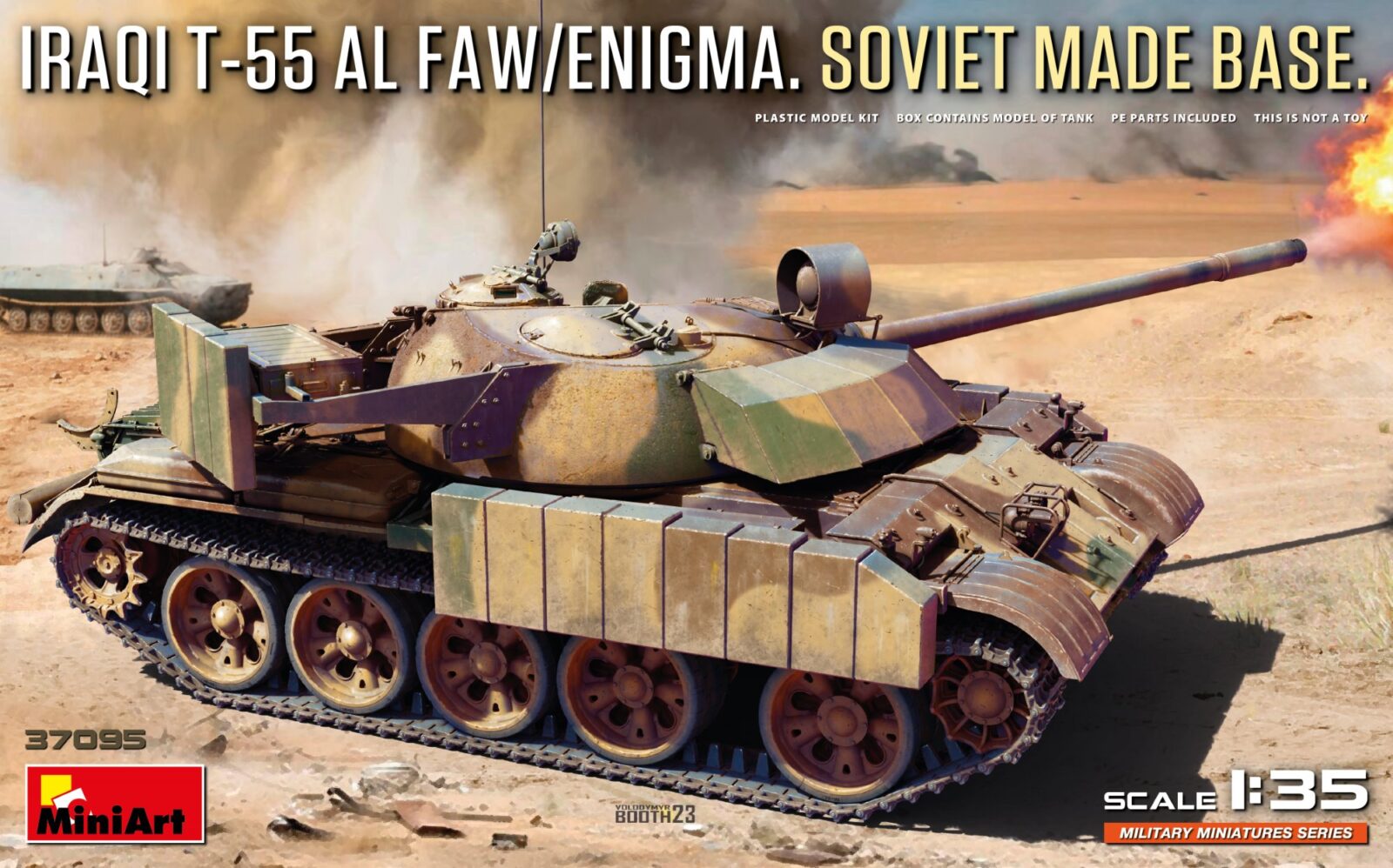1/35 Iraqi T-55 Al Faw/Enigma. Soviet Made Base DS Modellismo Iraqi T-55 Al Faw/Enigma. Soviet scala 1/35