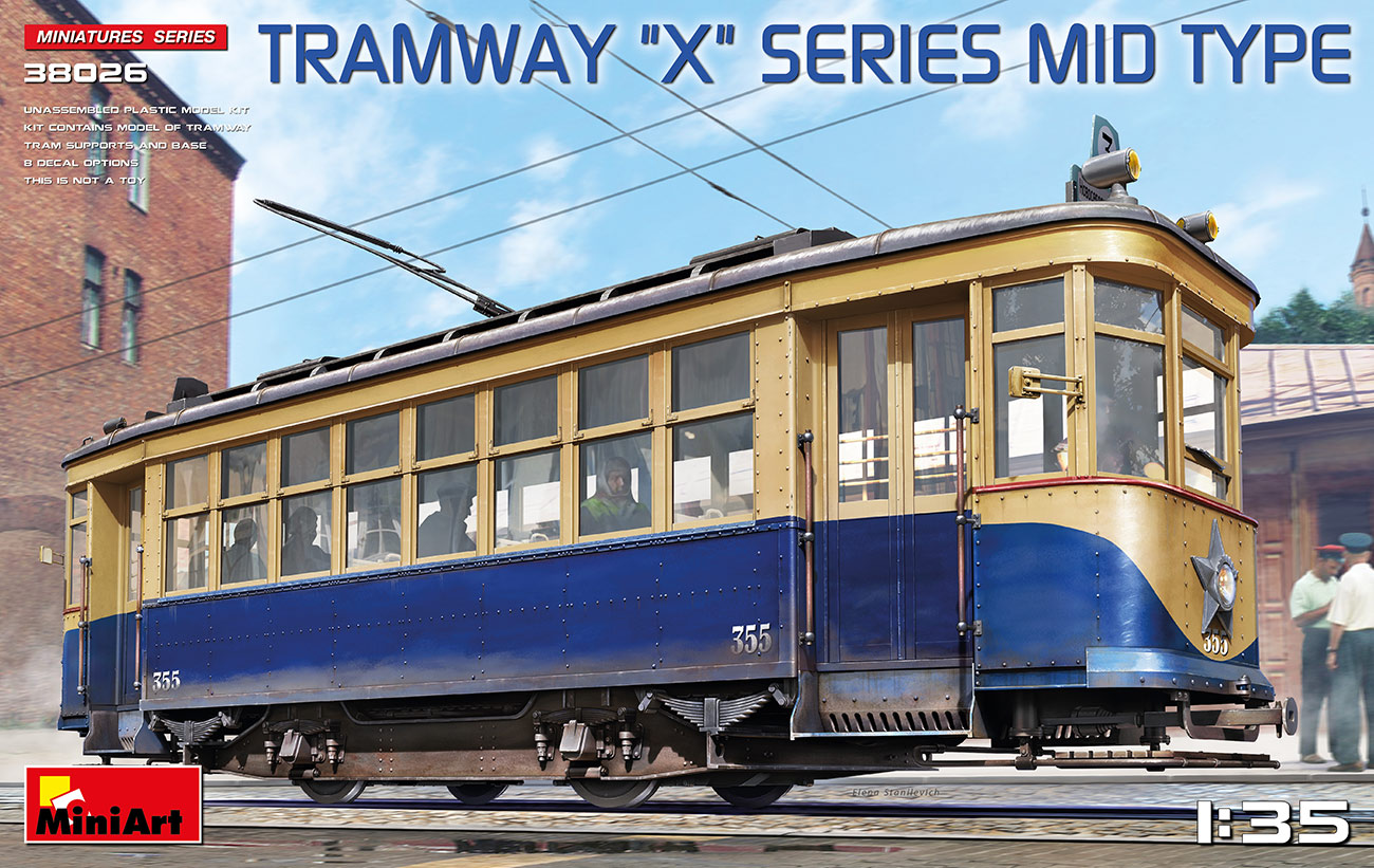 1/35 Tramway X Series. Mid Type DS Modellismo Tramway X Series. Mid Type scala 1/35
