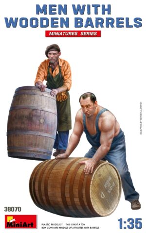 Men with in legno Barrels scala 1/35