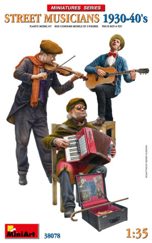 Street Musicians 1930-40's scala 1/35