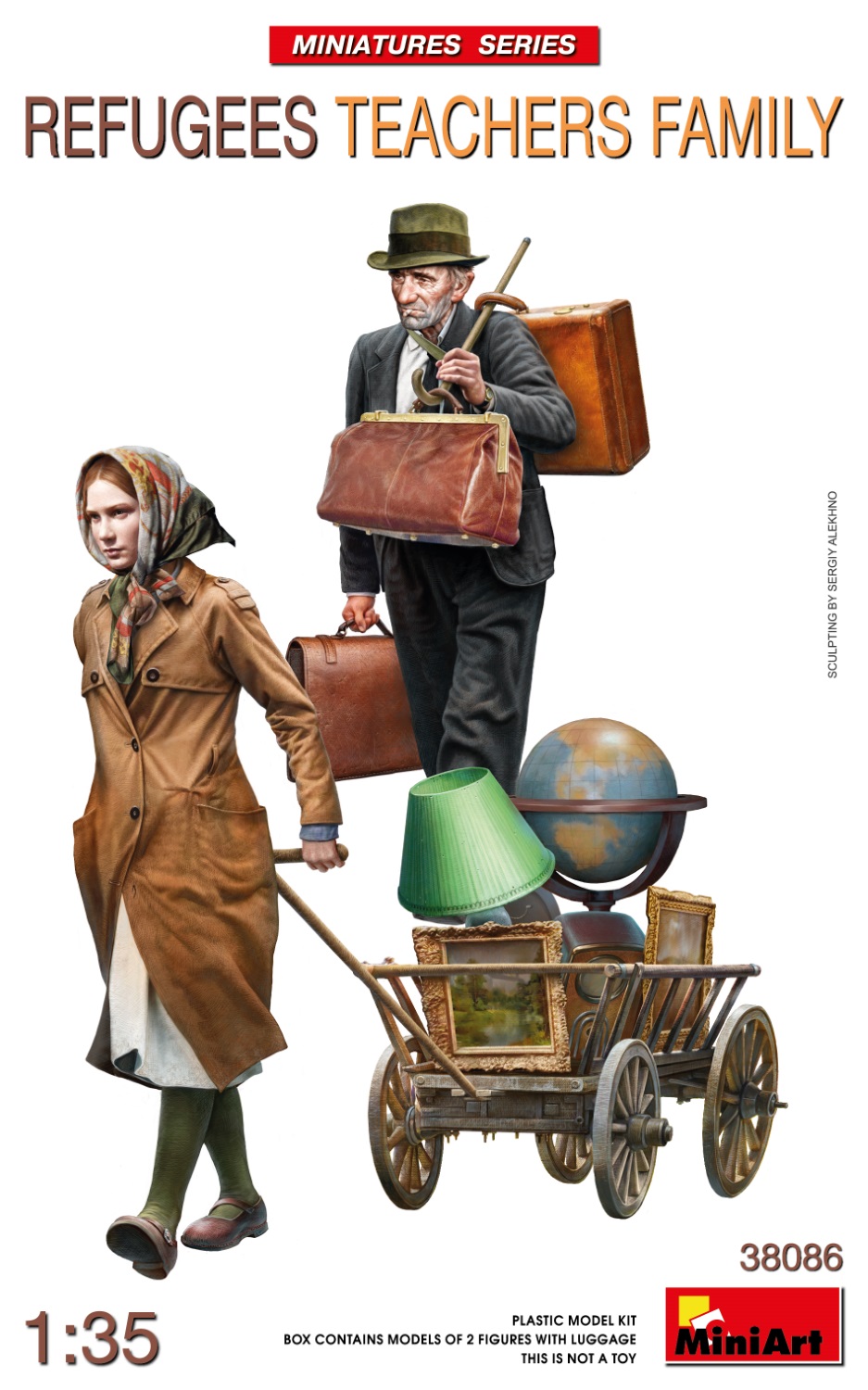 1/35 Refugees. Teachers Family include 2 figure e accessori DS Modellismo Refugees. Teachers Family include scala 1/35