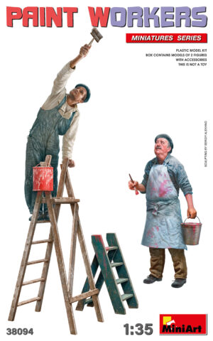 Paint Workers with Accessories scala 1/35