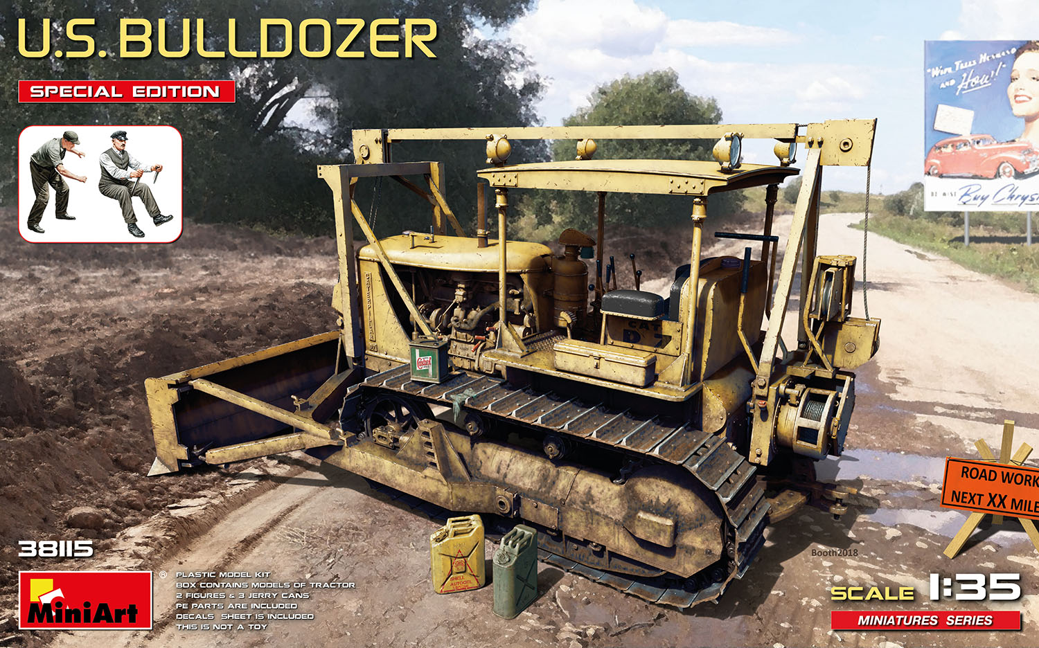 1/35 U.S. Bulldozer. edizione speciale DS Modellismo U.S. Bulldozer. edizione speciale scala 1/35