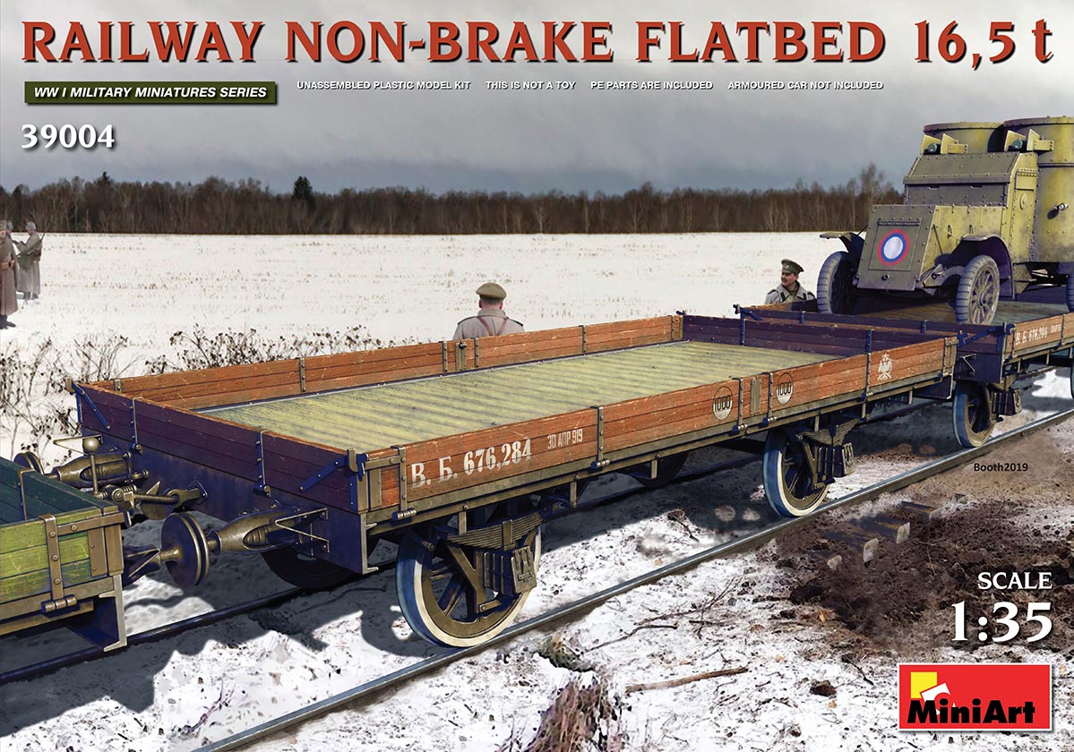1/35 Railway Non-Brake Flatbed 16,5 t DS Modellismo Railway Non-Brake Flatbed 16,5 t scala 1/35