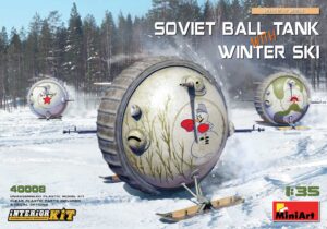 Soviet Ball Tank with Winter Ski. scala 1/35
